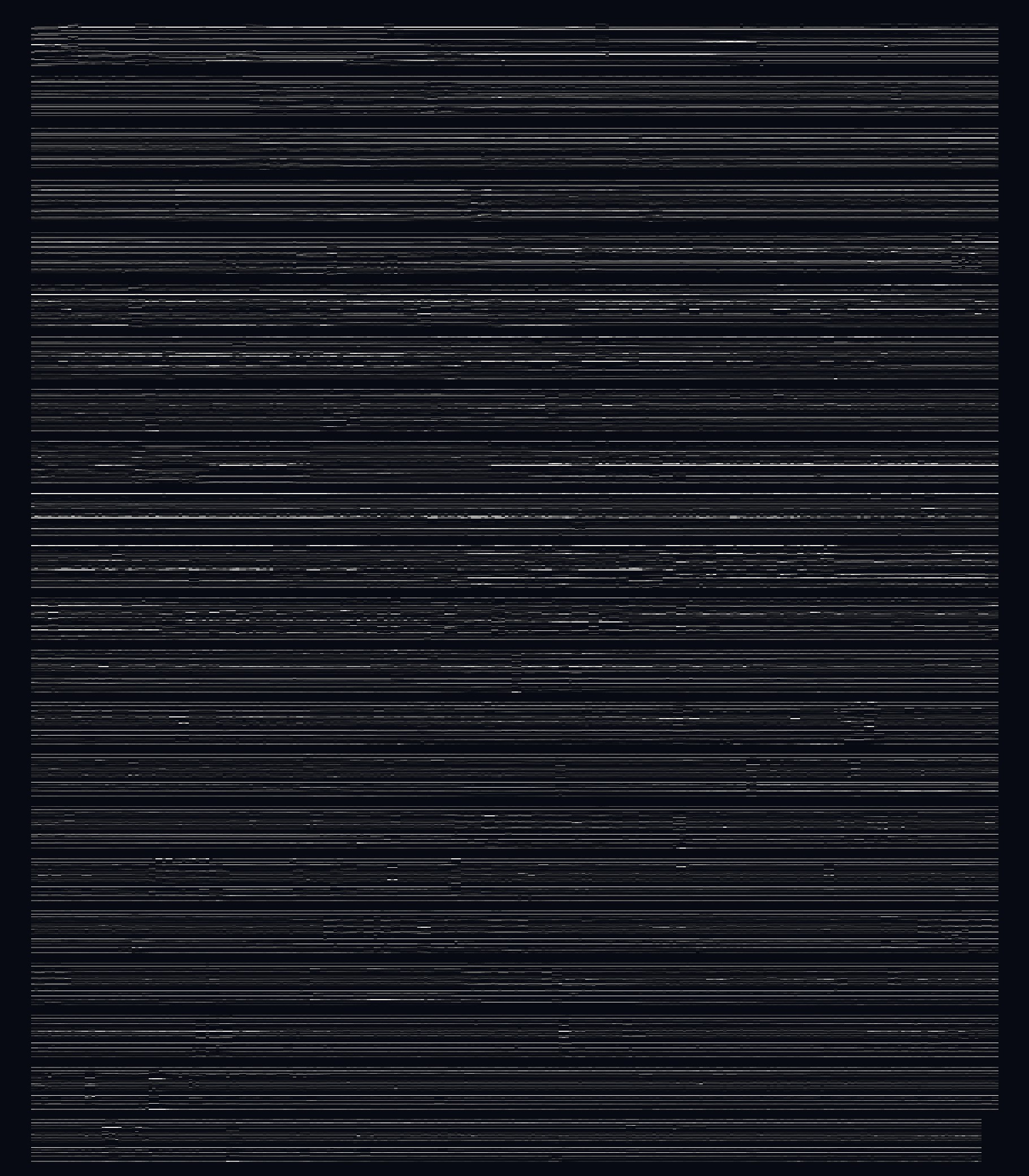 Fine horizontal stripes of light and dark on a dark ground, grouped in bands from top to bottom, like a woven textile.